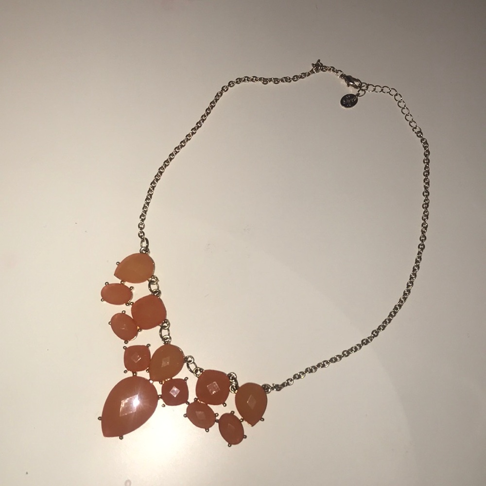 gold and coral necklace